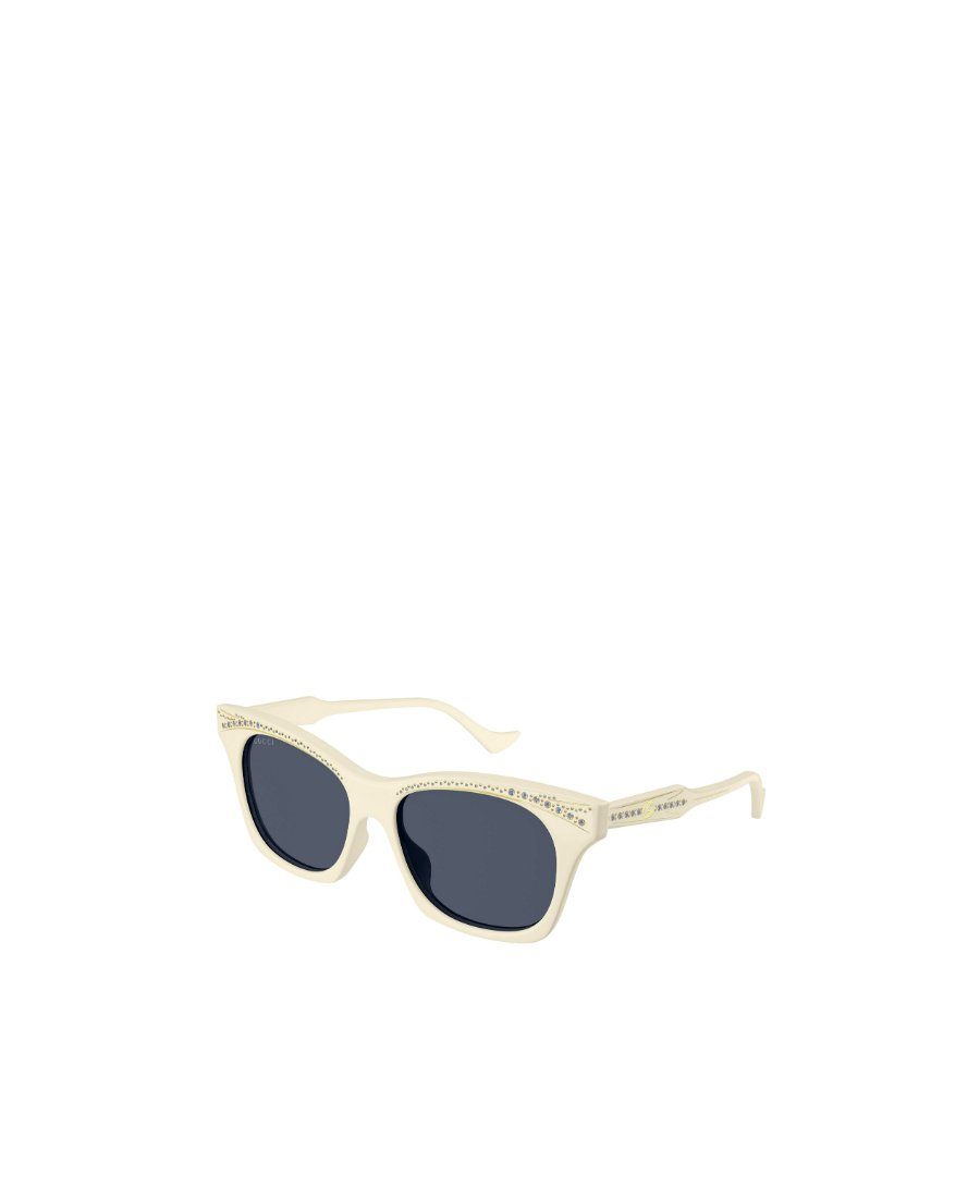Gucci Rectangle Frame Sunglasses In Nude