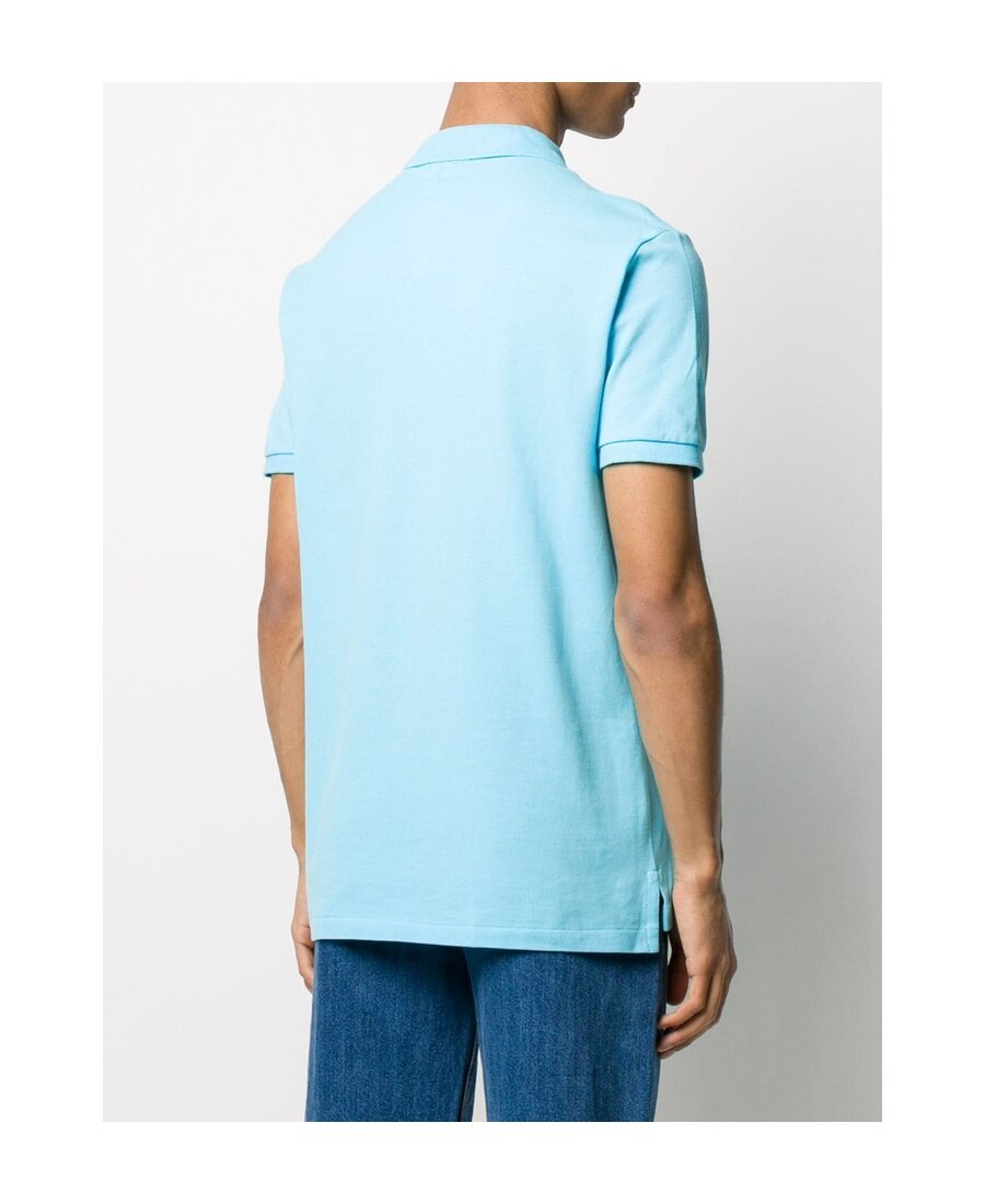 Polo Ralph Lauren Sskcslim1 Short Sleeve Knit Clothing In Blue
