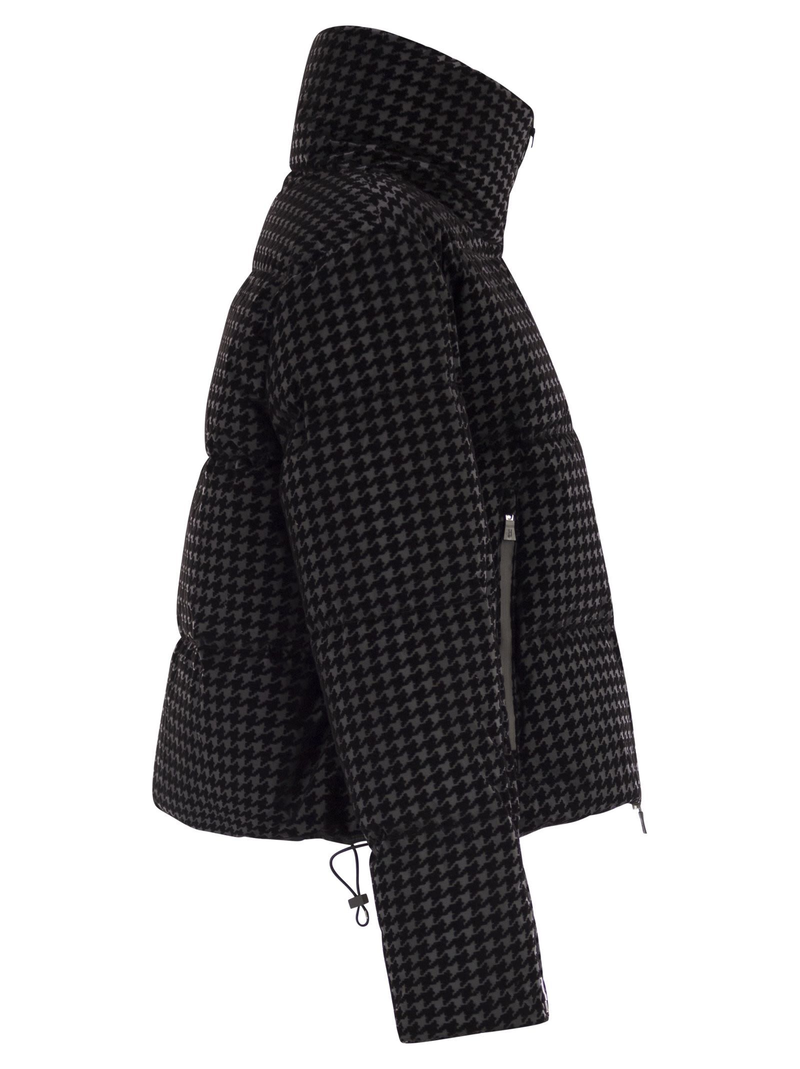 Herno Short Down Jacket In Multi