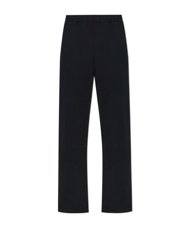 Mm6 Maison Margiela Track Pants With A Stretchy Waistband In Black