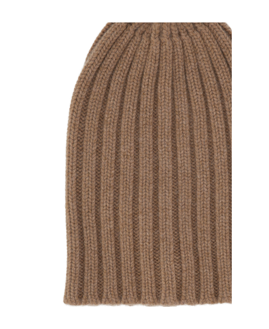 LANEUS RIBBED CASHMERE BEANIE 