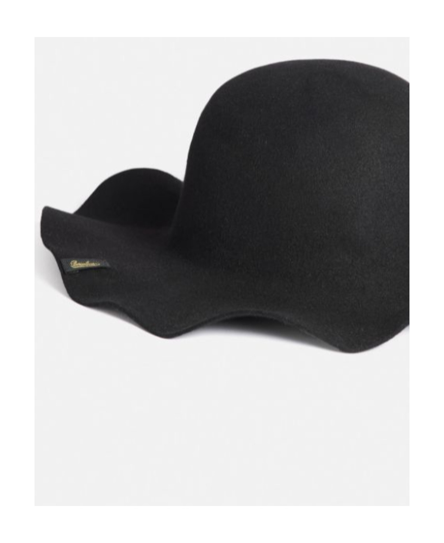 Ami Alexandre Mattiussi Ami X Borsalino Logo Hat In Black