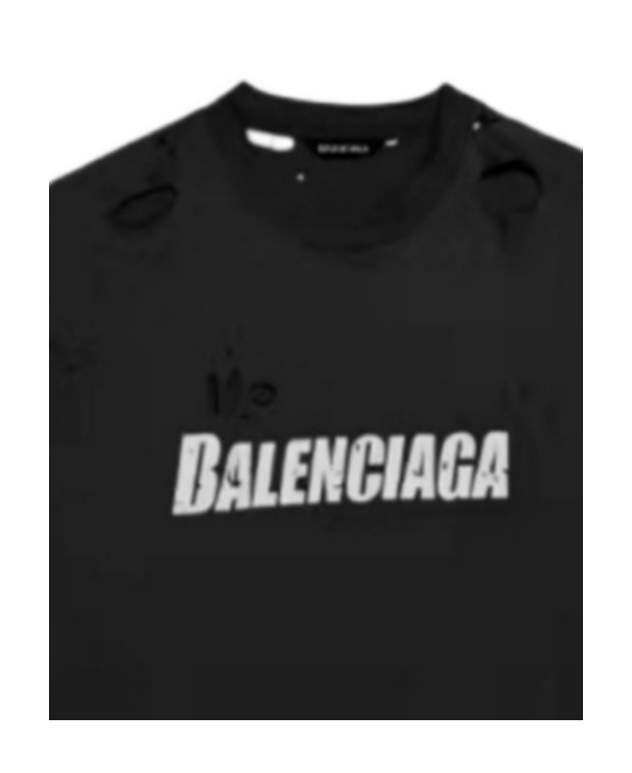 BALENCIAGA BOXY LOGO PRINT T-SHIRT