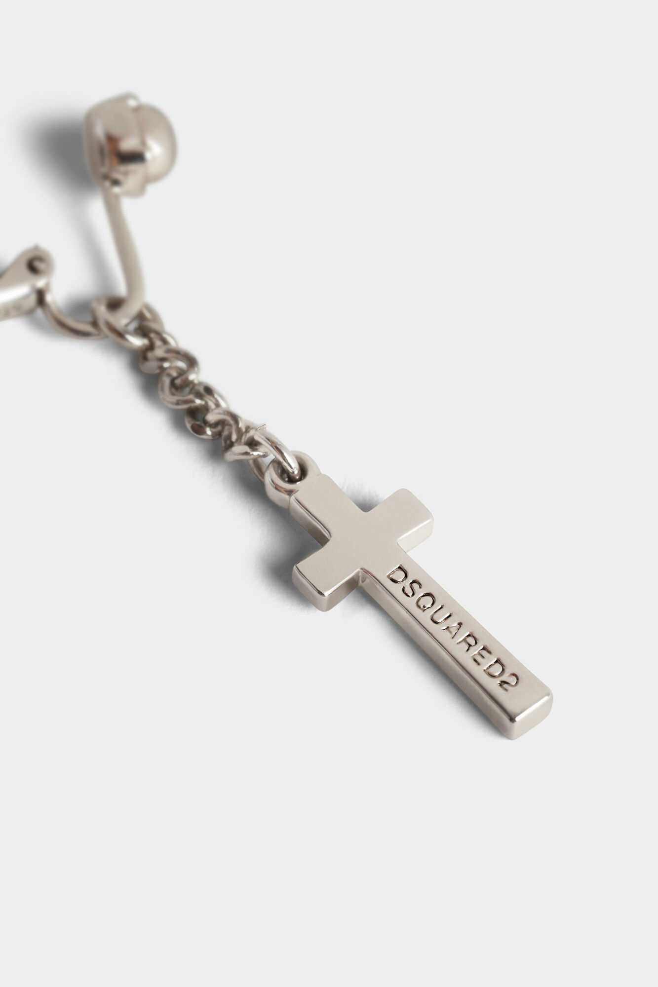 DSQUARED2 DSQUARED2 CROSS PENDANT CLIP-ON SINGLE EARRING