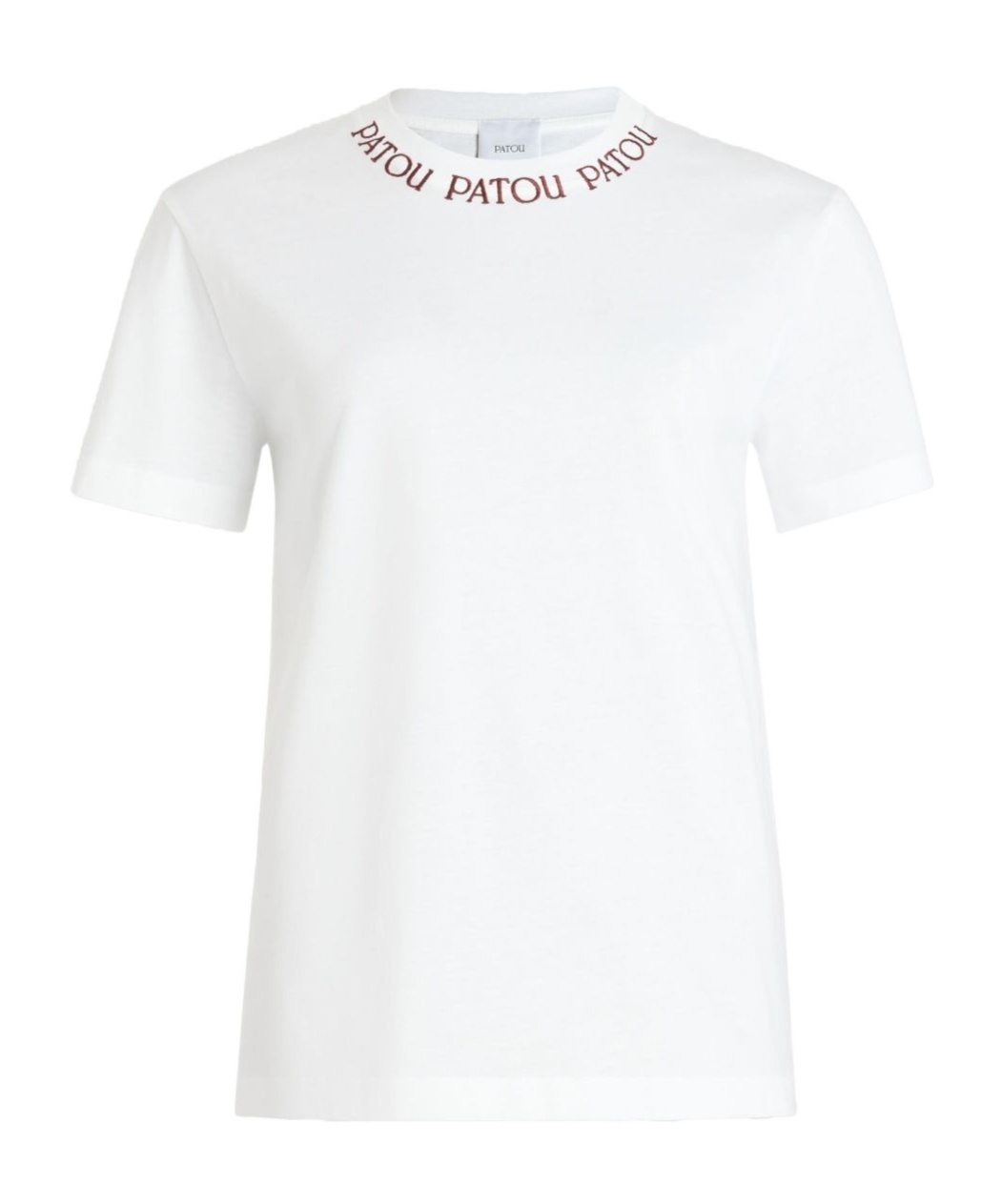 Patou Logo-embroidered T-shirt In White