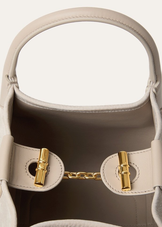Loro Piana Small Bale Bag In Neutral