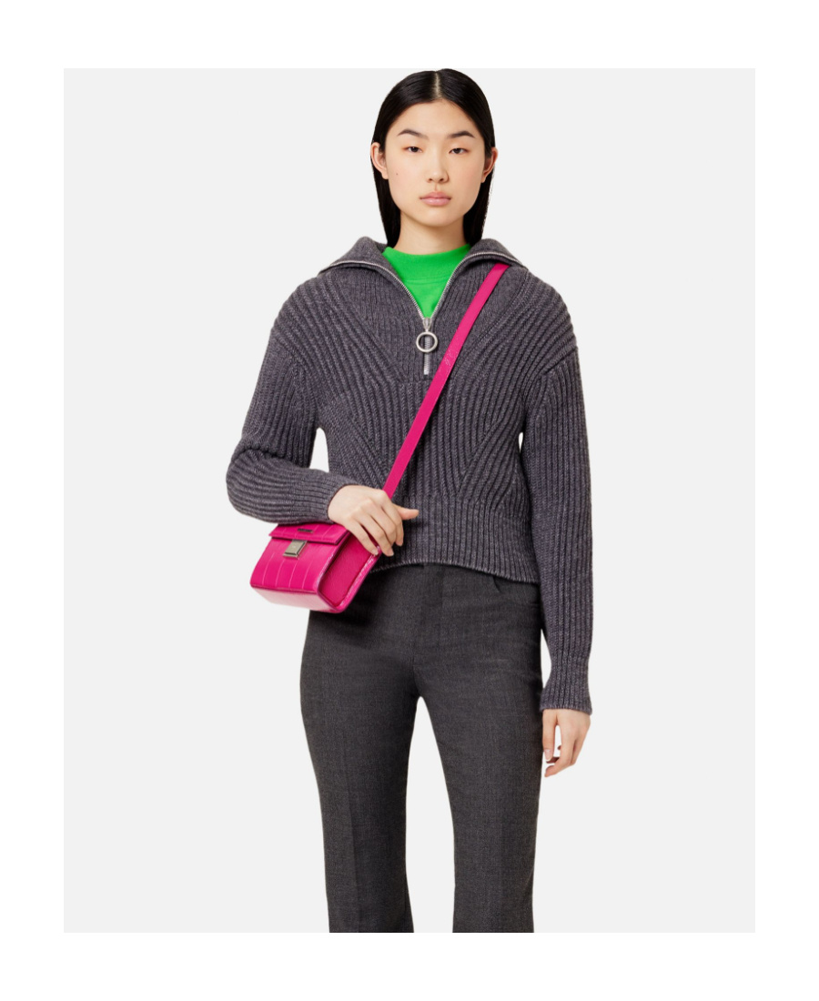 Ami Alexandre Mattiussi Ami Half-zipped Knitted Sweater In Black