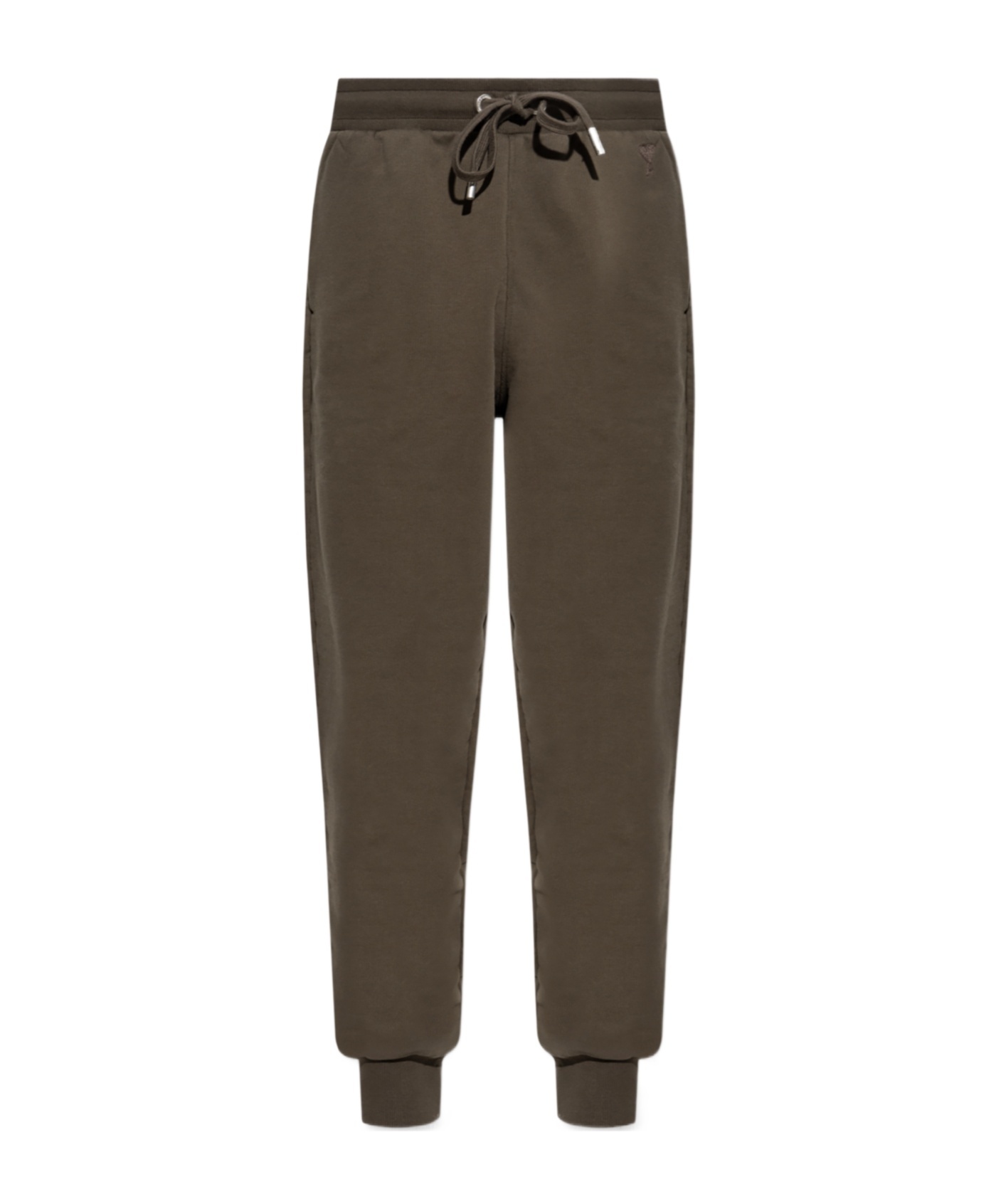 AMI ALEXANDRE MATTIUSSI AMI PARIS LOGO DETAILED DRAWSTRING SWEATPANTS 