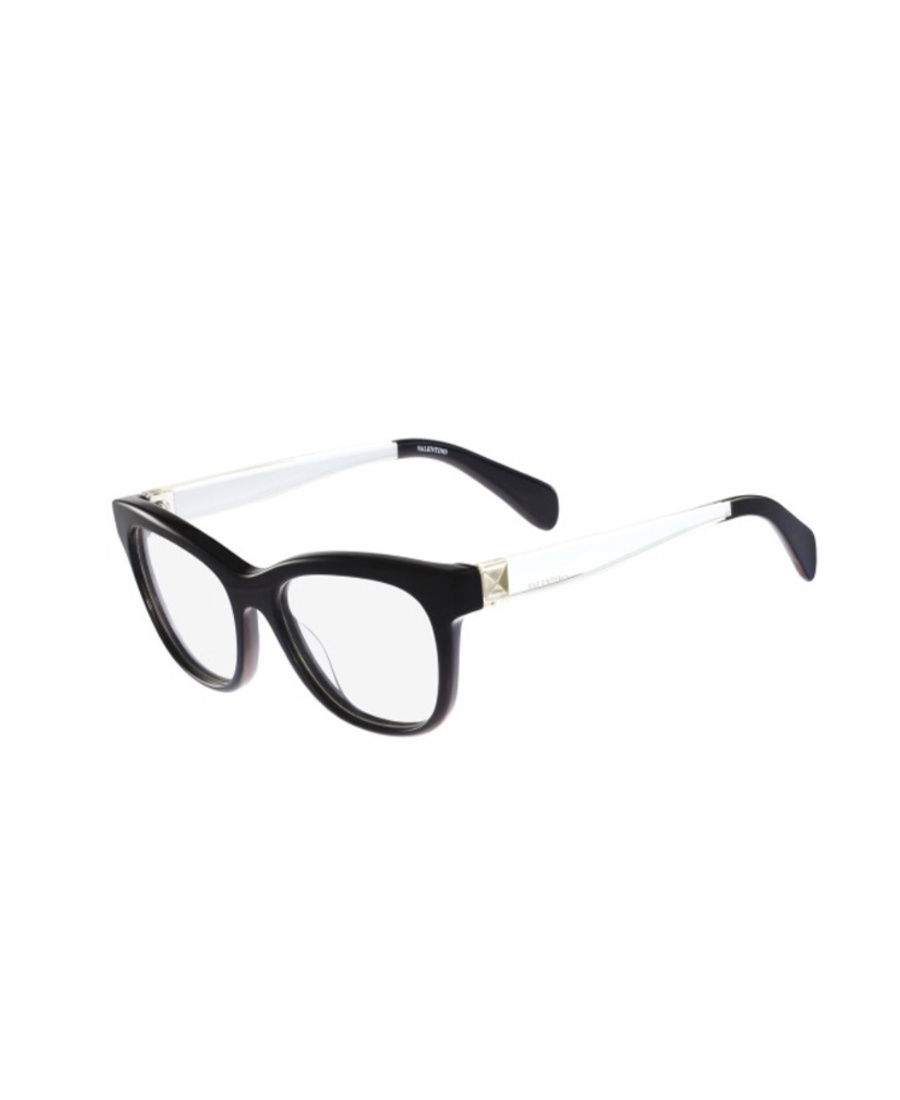 Valentino Black Logo Flat Mirror In White