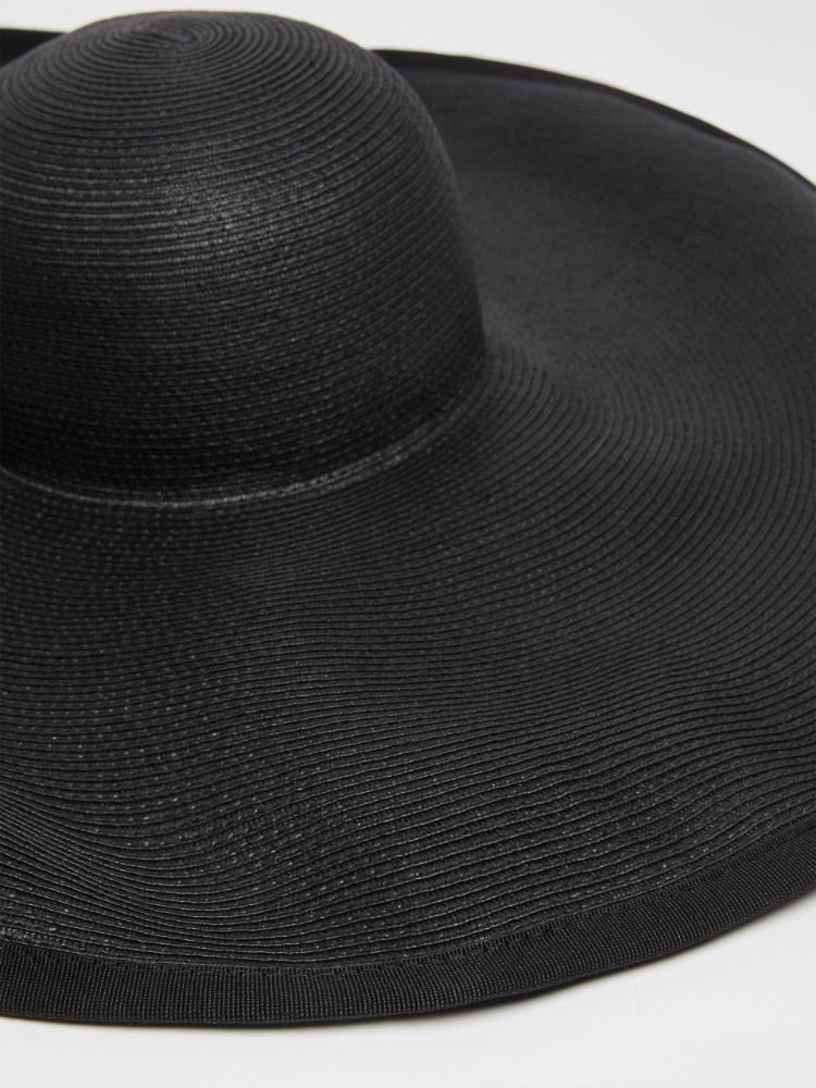 Max Mara Oversized Sun Hat In Black