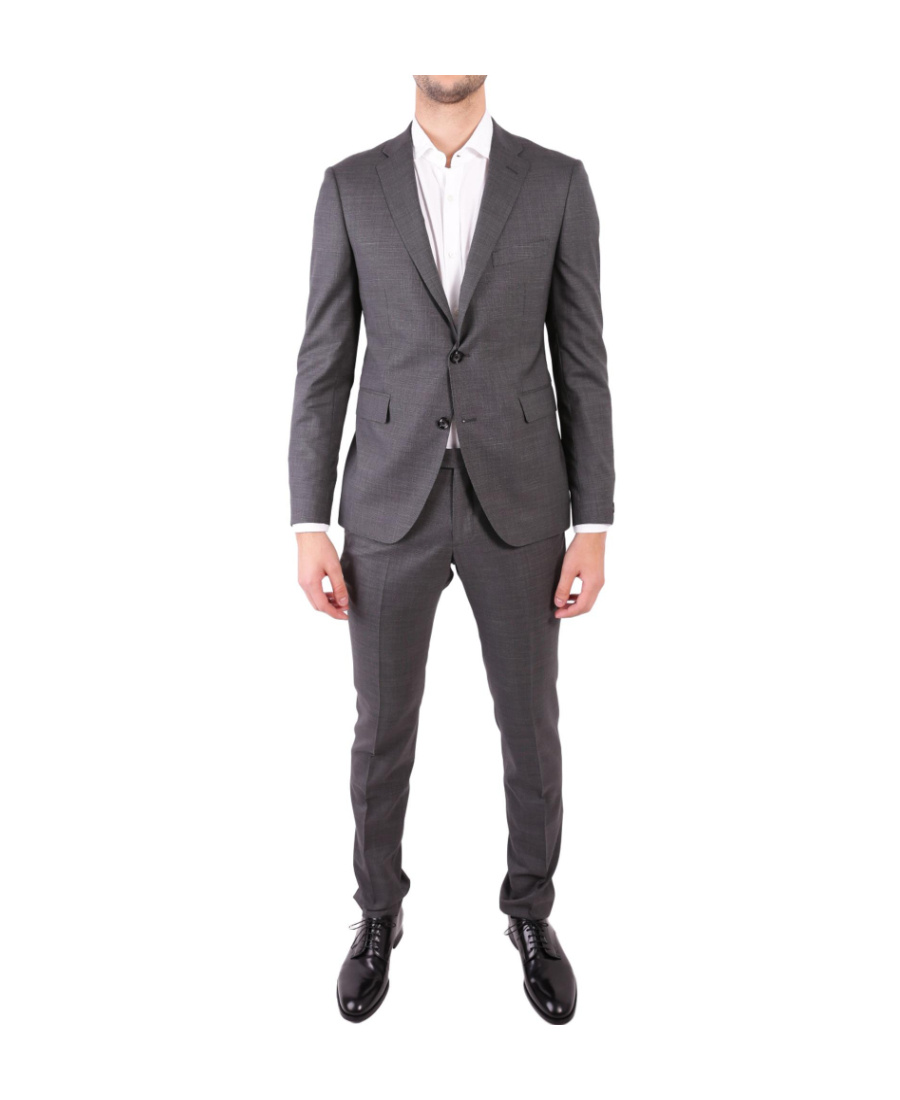 Tagliatore Logo Suit In Black