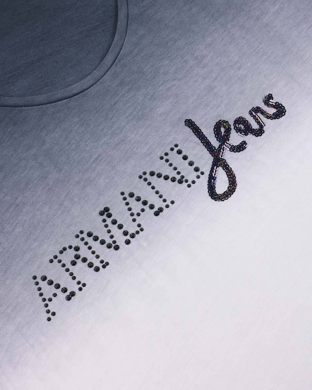 ARMANI JEANS T-SHIRT WITH ROUND NECK AND SHORT SLEEVES