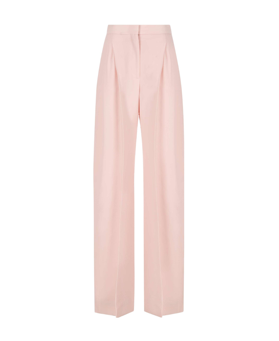 Alexander Mcqueen Pleat-detail Tailored Trousers In Pink