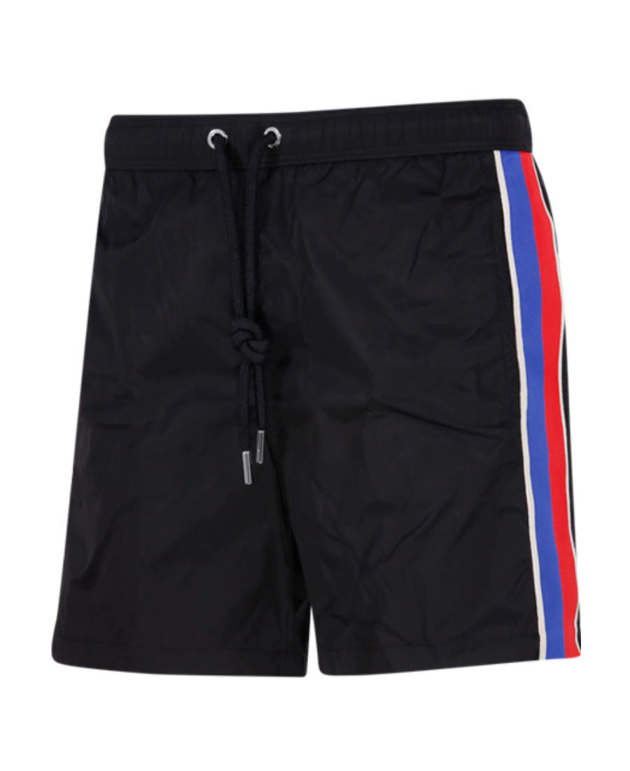 Moncler Drawstring Swimsuit In Black