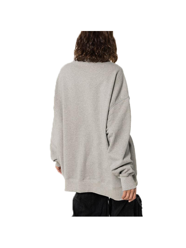We11 Done Reflective-logo Sweatshirt In Gray