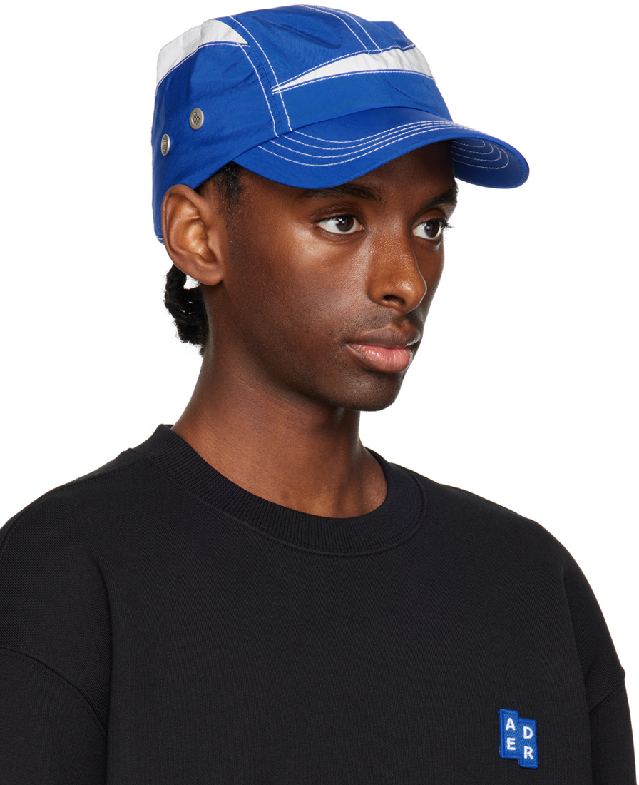 Ader Error Contrast-colored Stitching Baseball Cap In Black