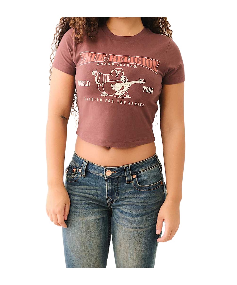 TRUE RELIGION WORLD TOUR LOGO BABY TEE