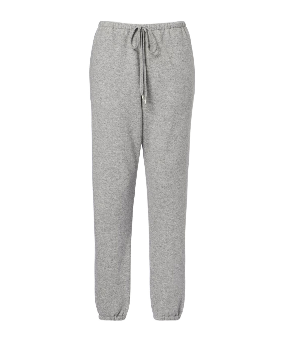 The Row Teo Cashmere And Cotton Sweatpants In Gray