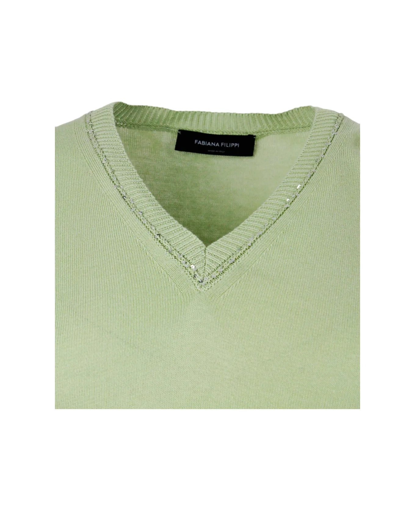 Fabiana Filippi Sweaters In Green
