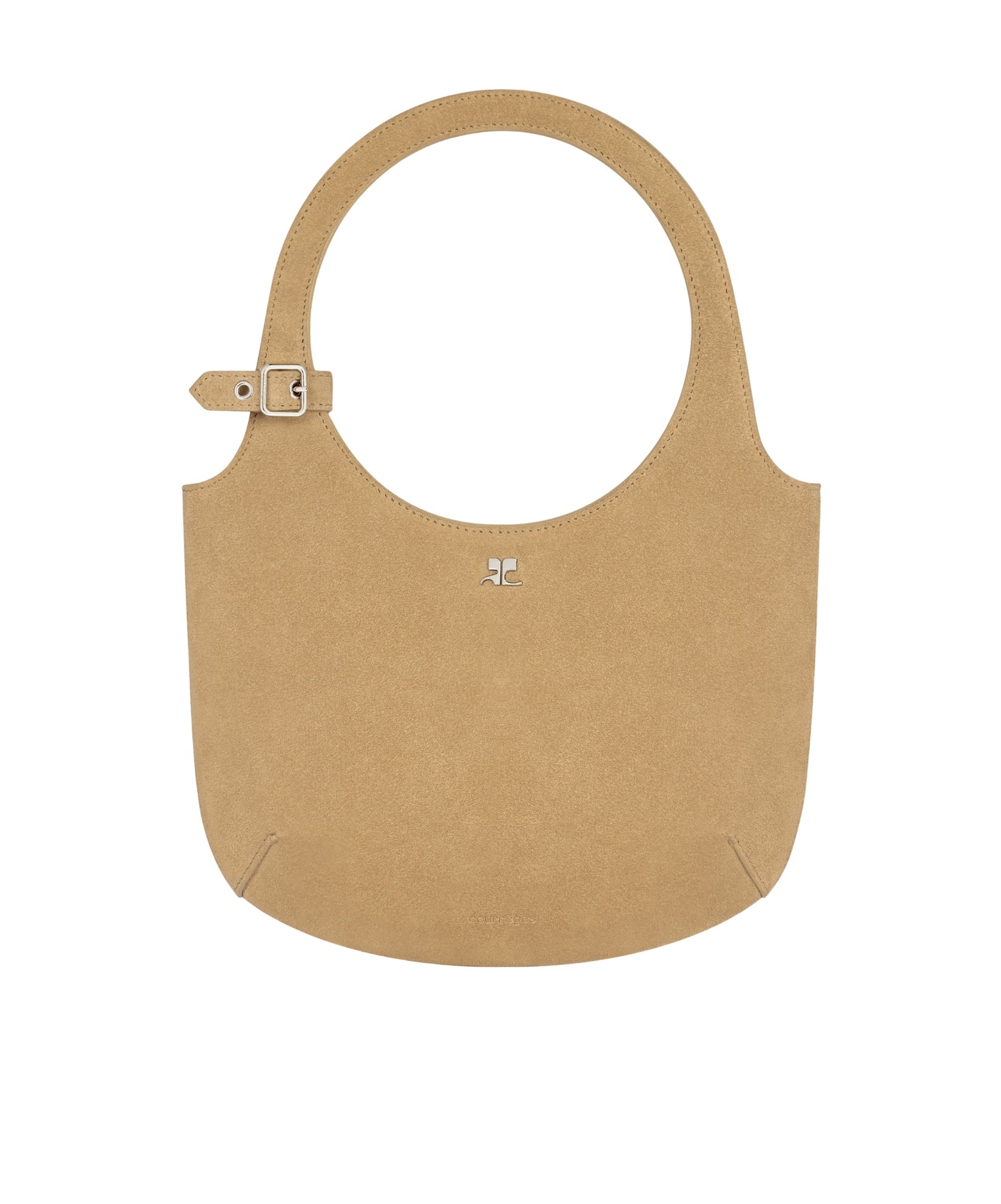 Courrèges Medium Holy Iced Shoulder Bag - Courreges - Leather - Yellow In Nude