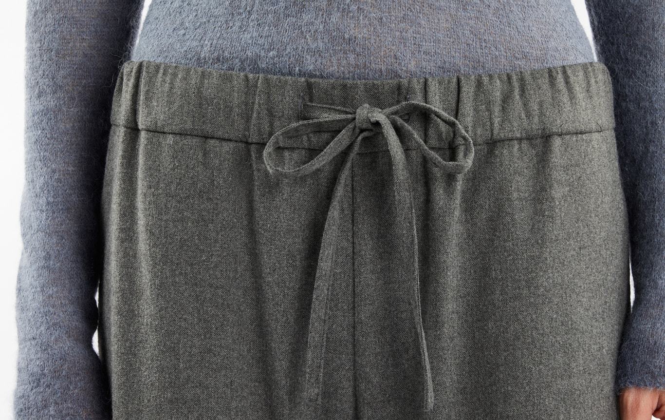 Fay Drawstring Casual Pants In Black
