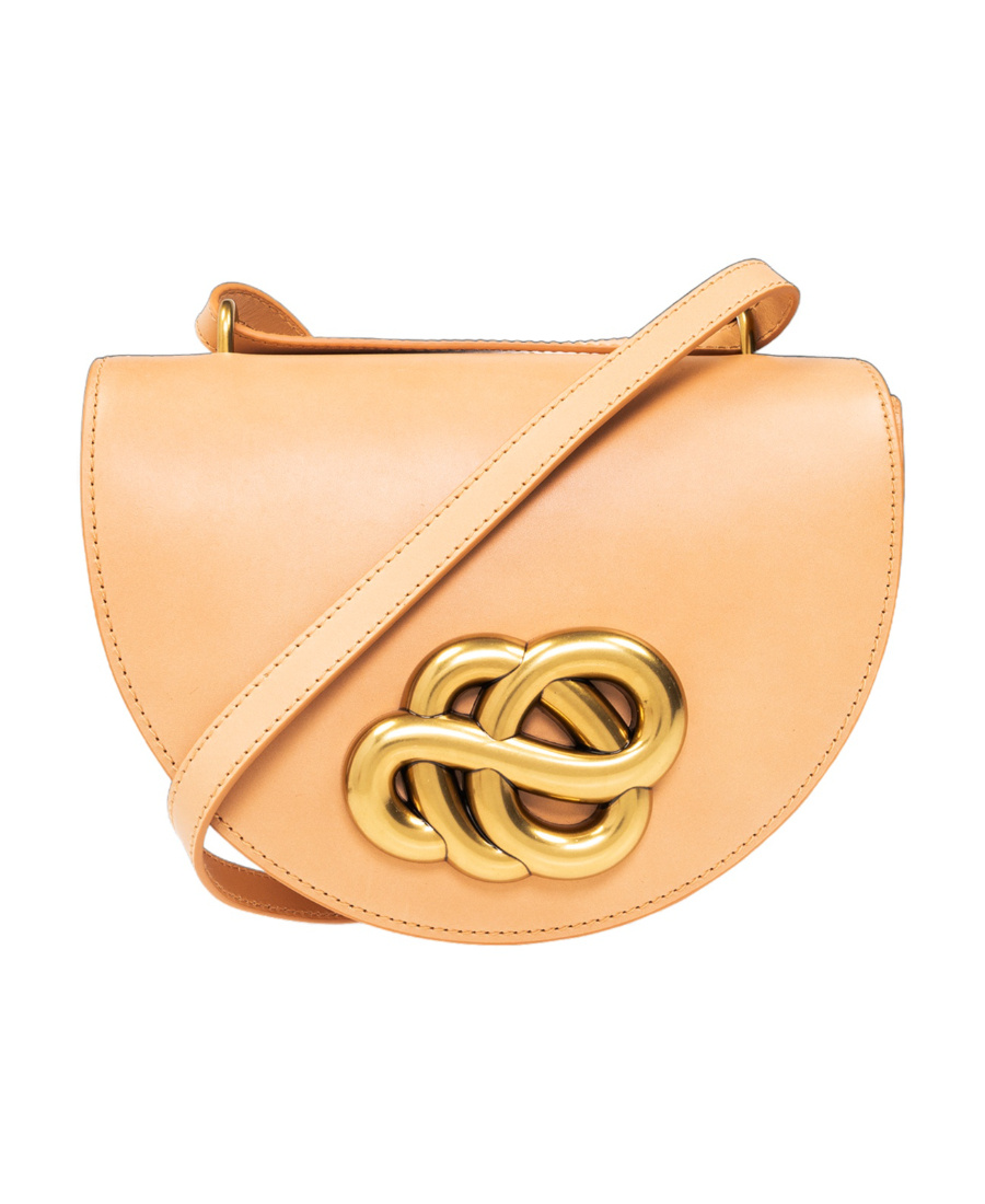 Shop By Malene Birger Cebella Leather Crossbody Bag In Nude