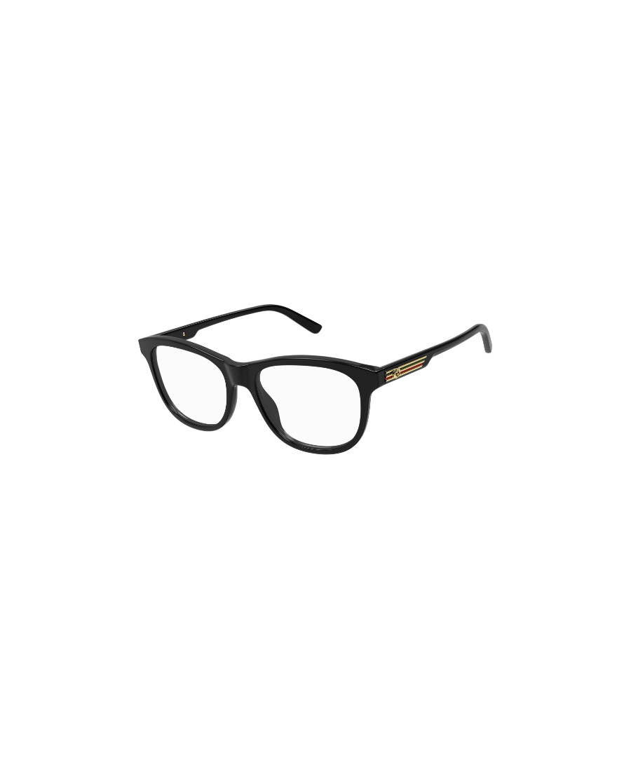 Gucci Logo-plaque Rectangle-frame Glasses In Black