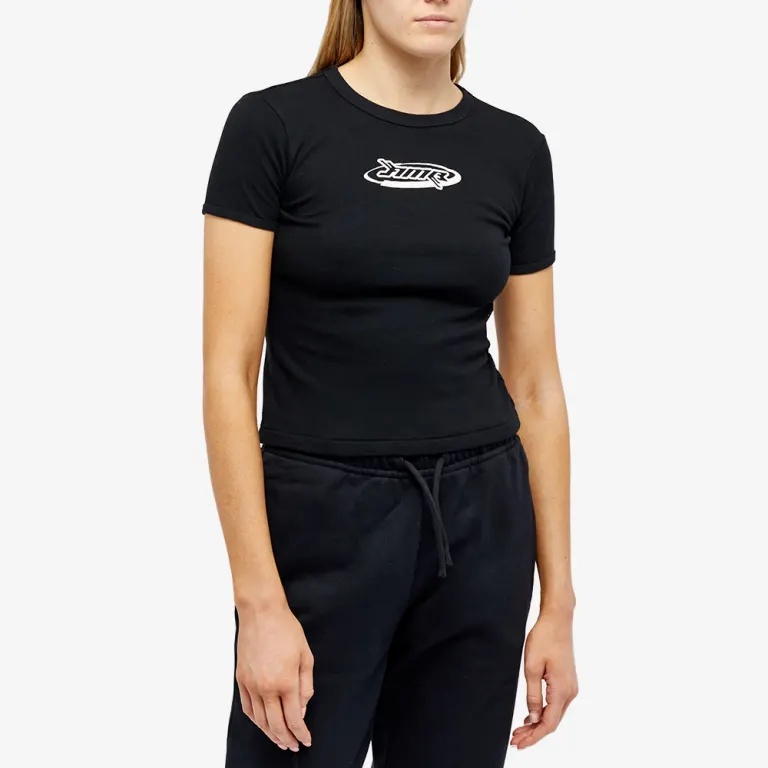 Ambush Short-sleeved Crewneck T-shirt In Black