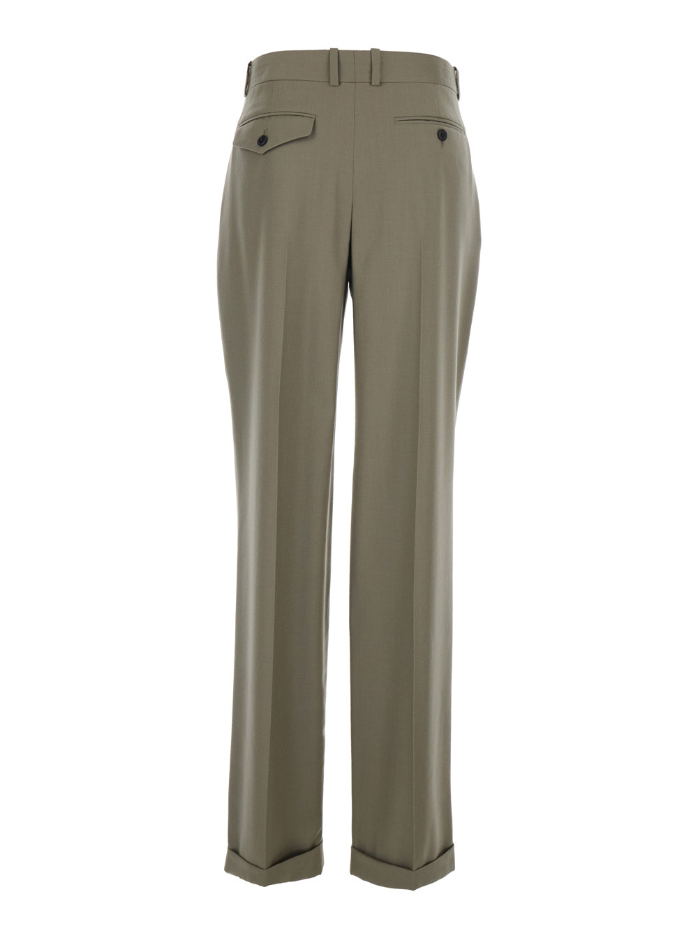 The Row Belt Loop Casual Pants In Green
