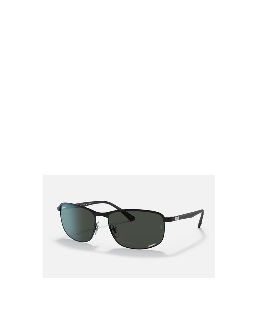 Ray Ban Ray-ban Rectangular Frame Sunglasses In Black