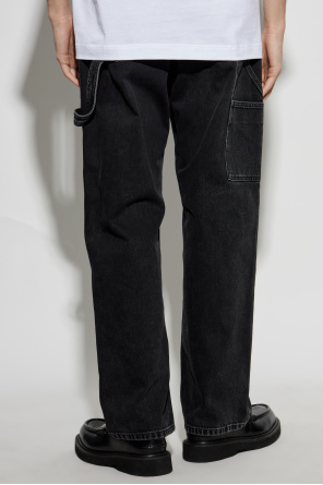 Dolce & Gabbana Belt-loop Jeans In Black