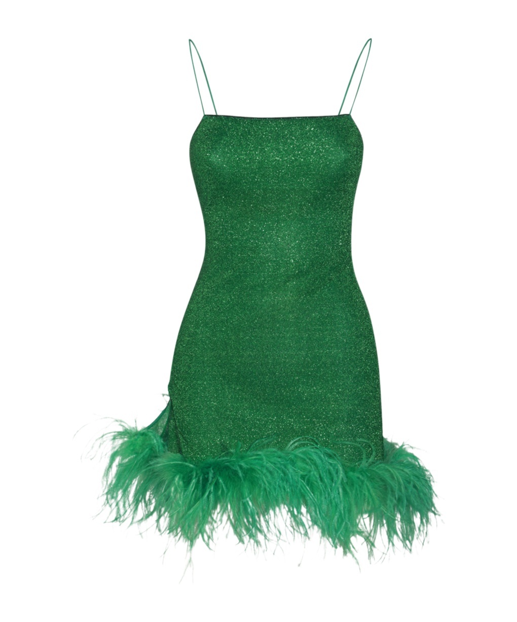OSEREE OSÉREE LUMIERE PLUMAGE MINI DRESS