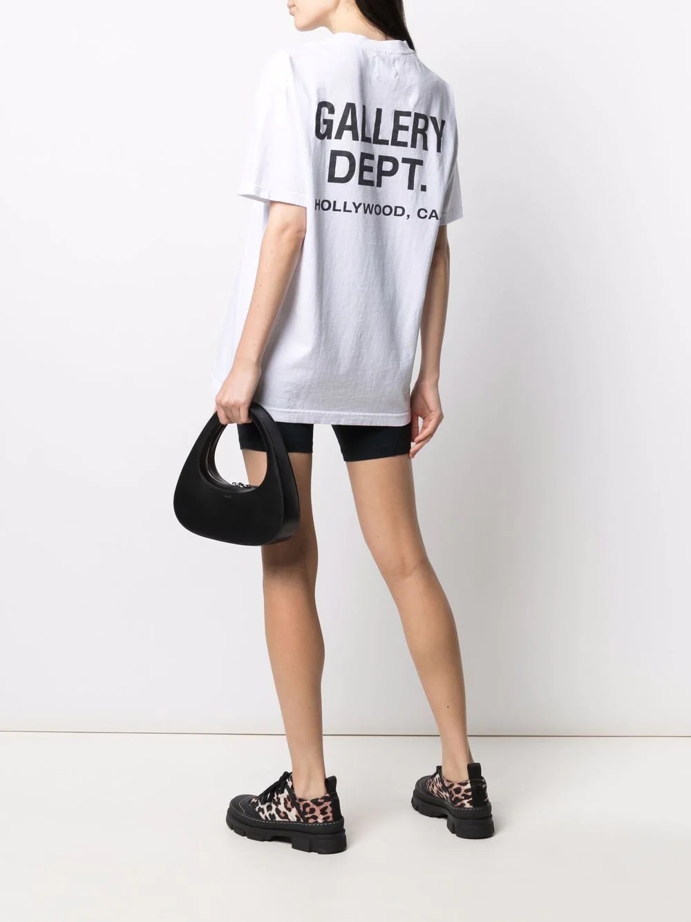 Gallery Dept. Gallery Dept Mens White French Branded-print Cotton-jersey T-shirt In White