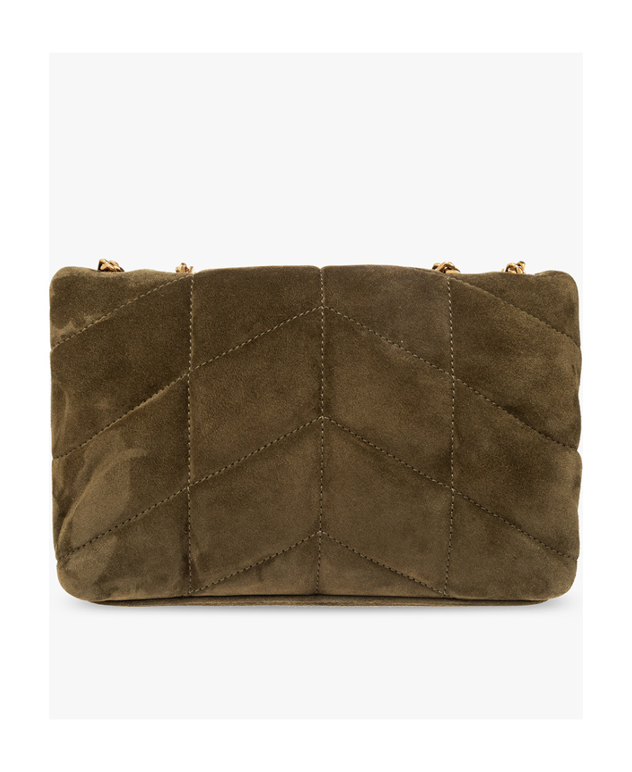 Saint Laurent Medium Loulou Shoulder Bag In Brown