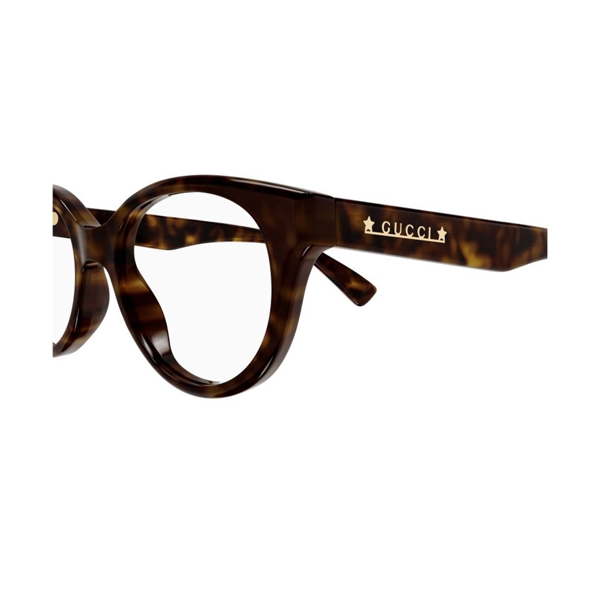 Shop Gucci Round-frame Glasses In Black
