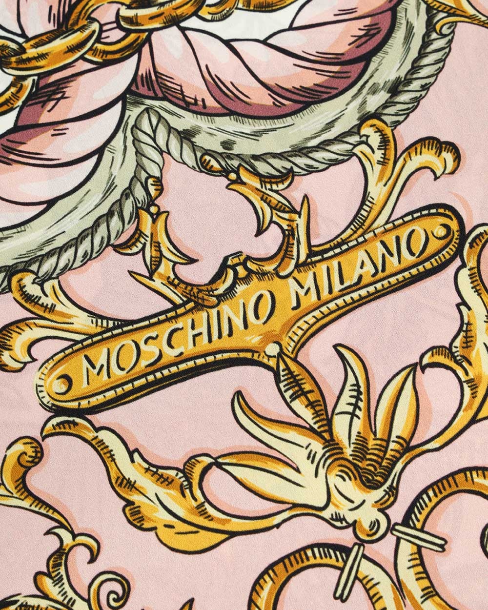 Moschino Pattern Printed T-shirt Dress In Nude