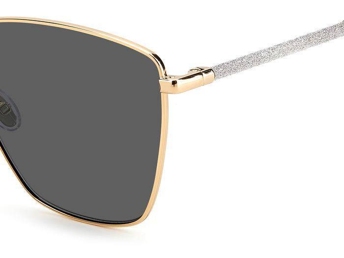 Jimmy Choo Eyewear Lavi Square Frame Sunglasses In Black