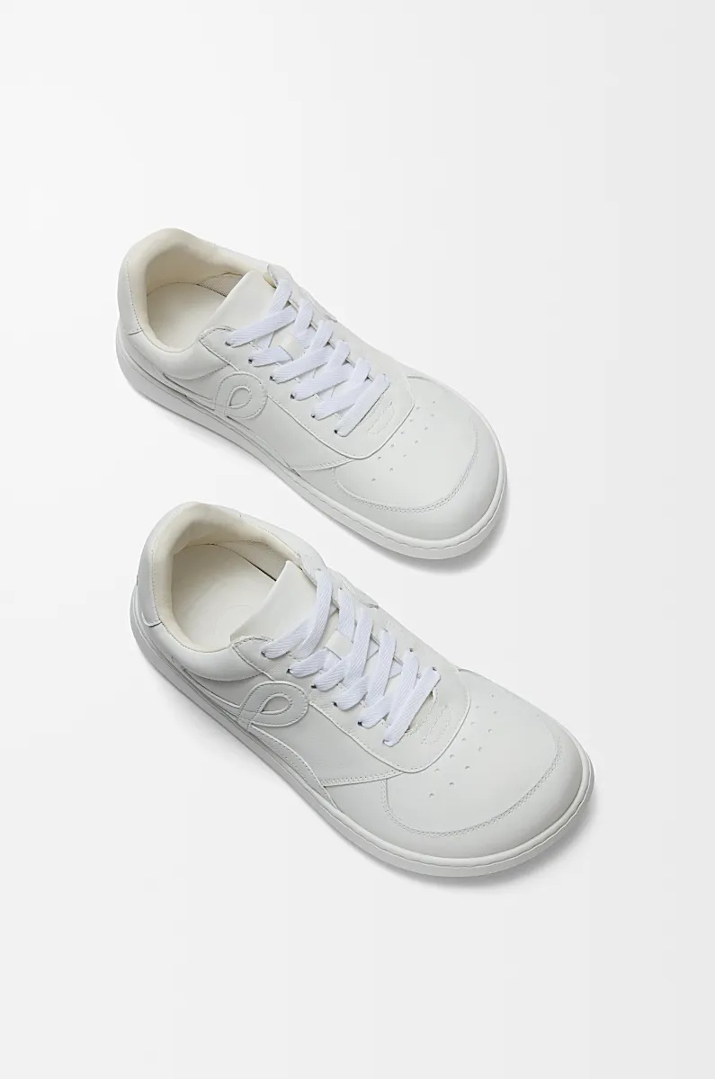 Loewe Jambo Sneakers In Soft Grained Calfskin In White