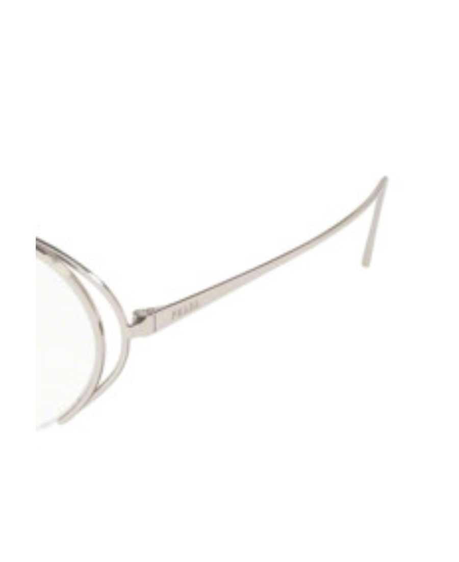 Prada Circular Flat Mirror In White