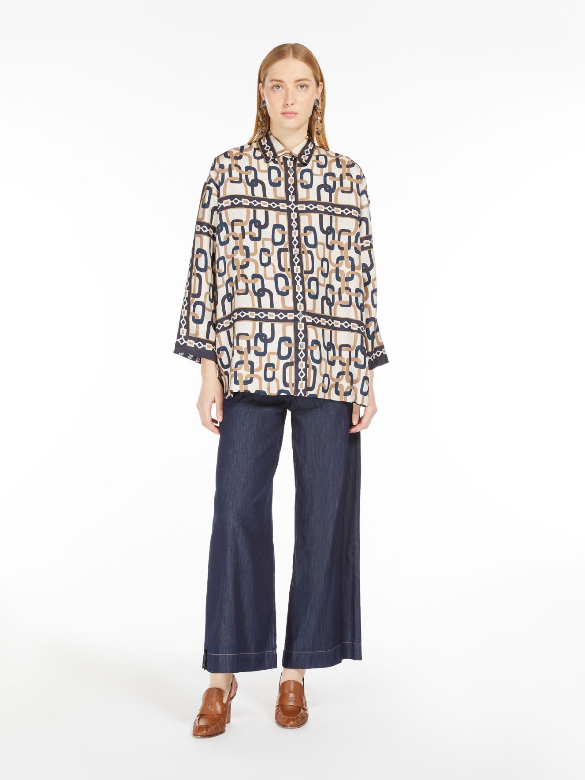 Max Mara Wide-leg Jeans In Black