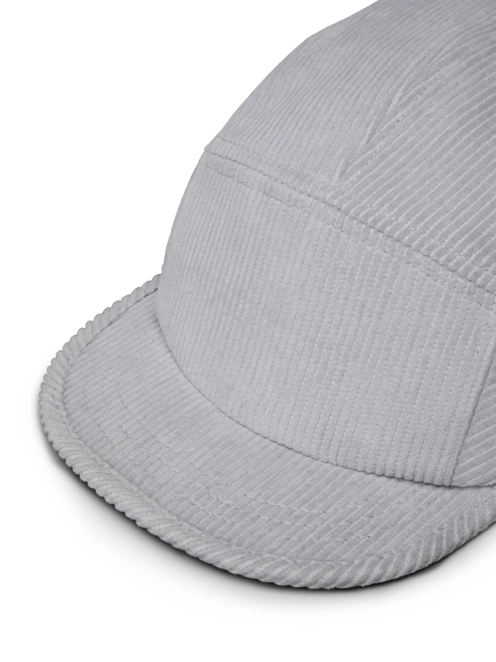 Thom Browne Five-panel Corduroy Baseball Cap In Gray