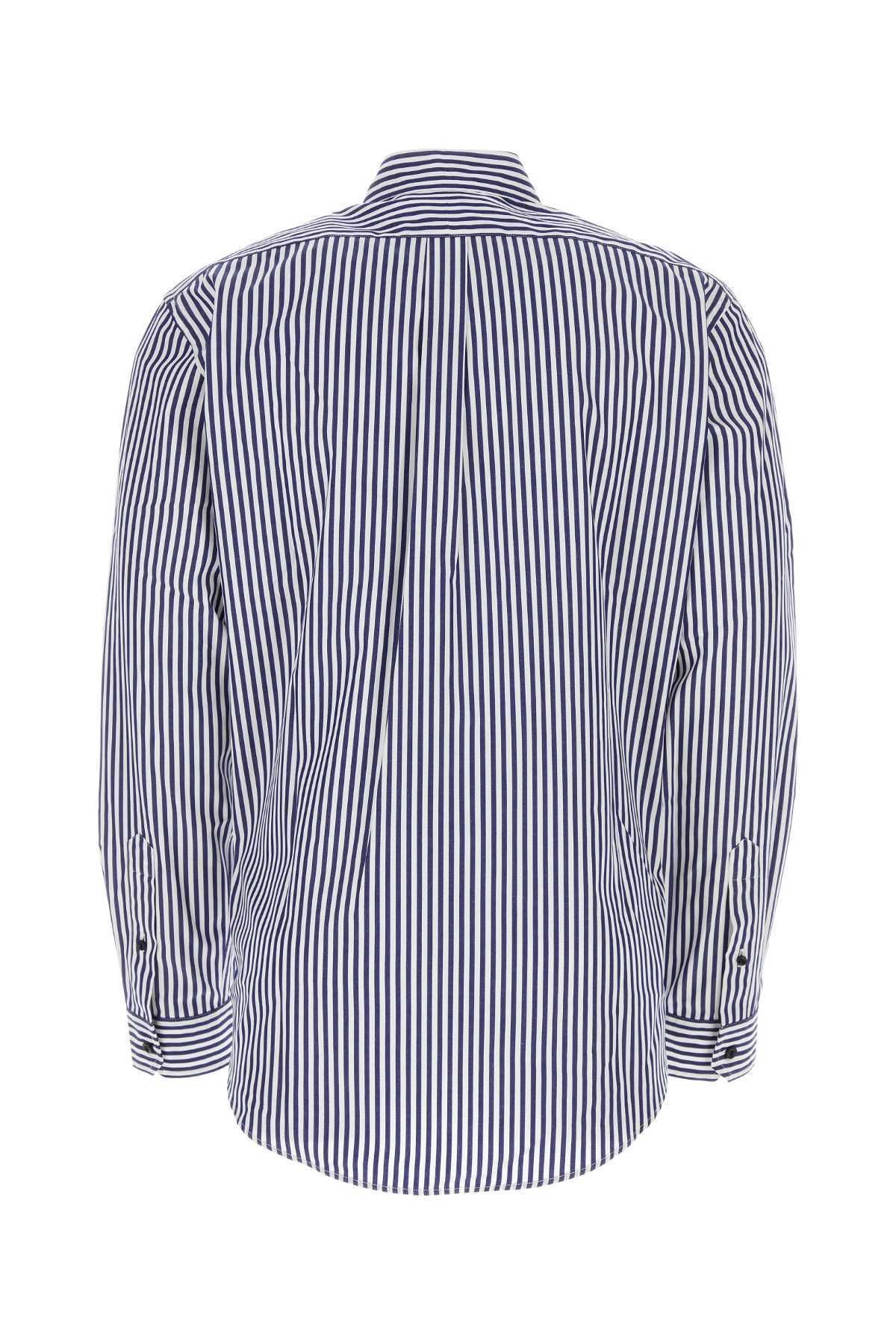 Y/project Y Project Embroidered Poplin Oversize Shirt In Multicolor