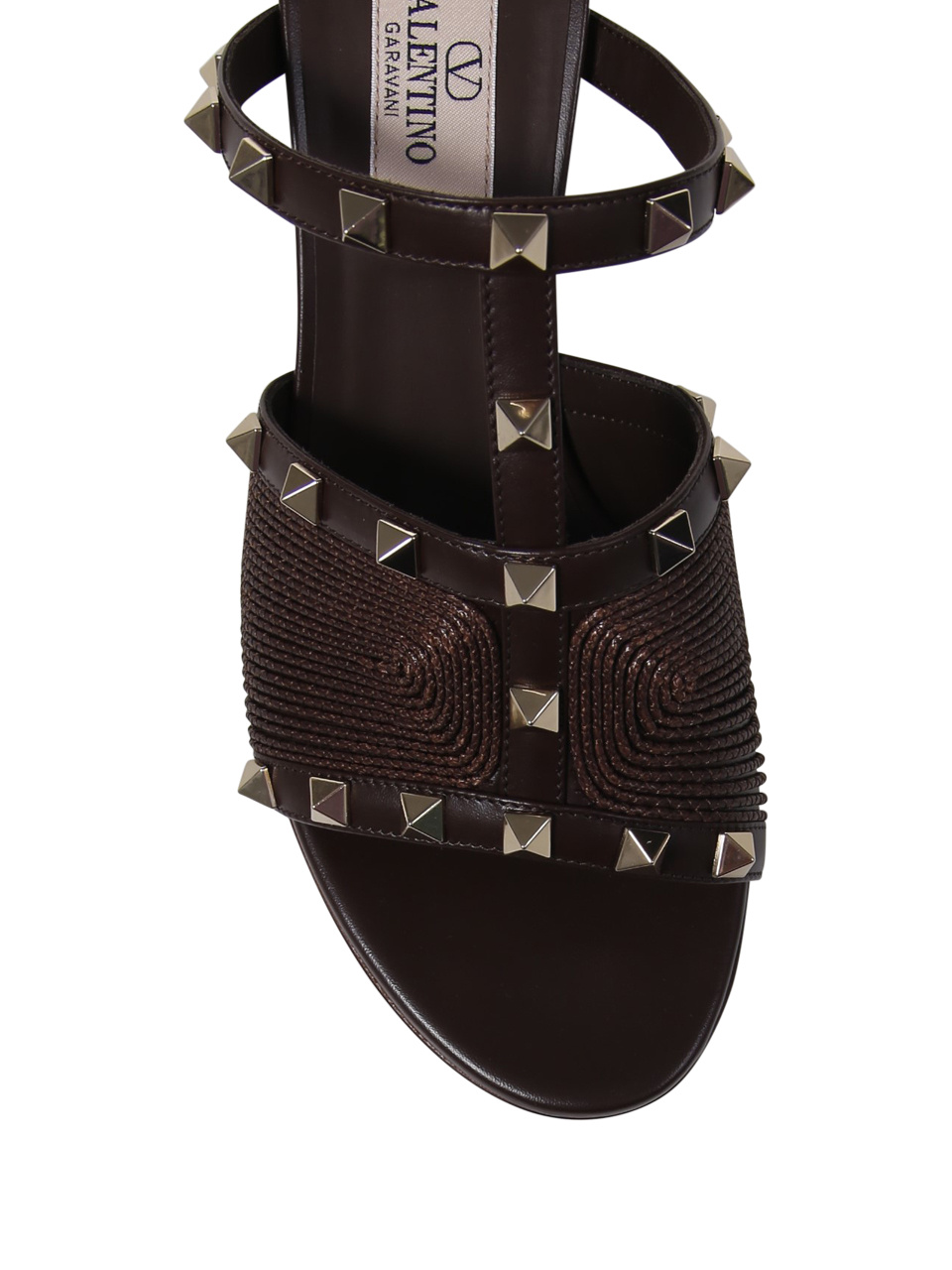 Valentino Rockstud High-heeled Sandals In Black