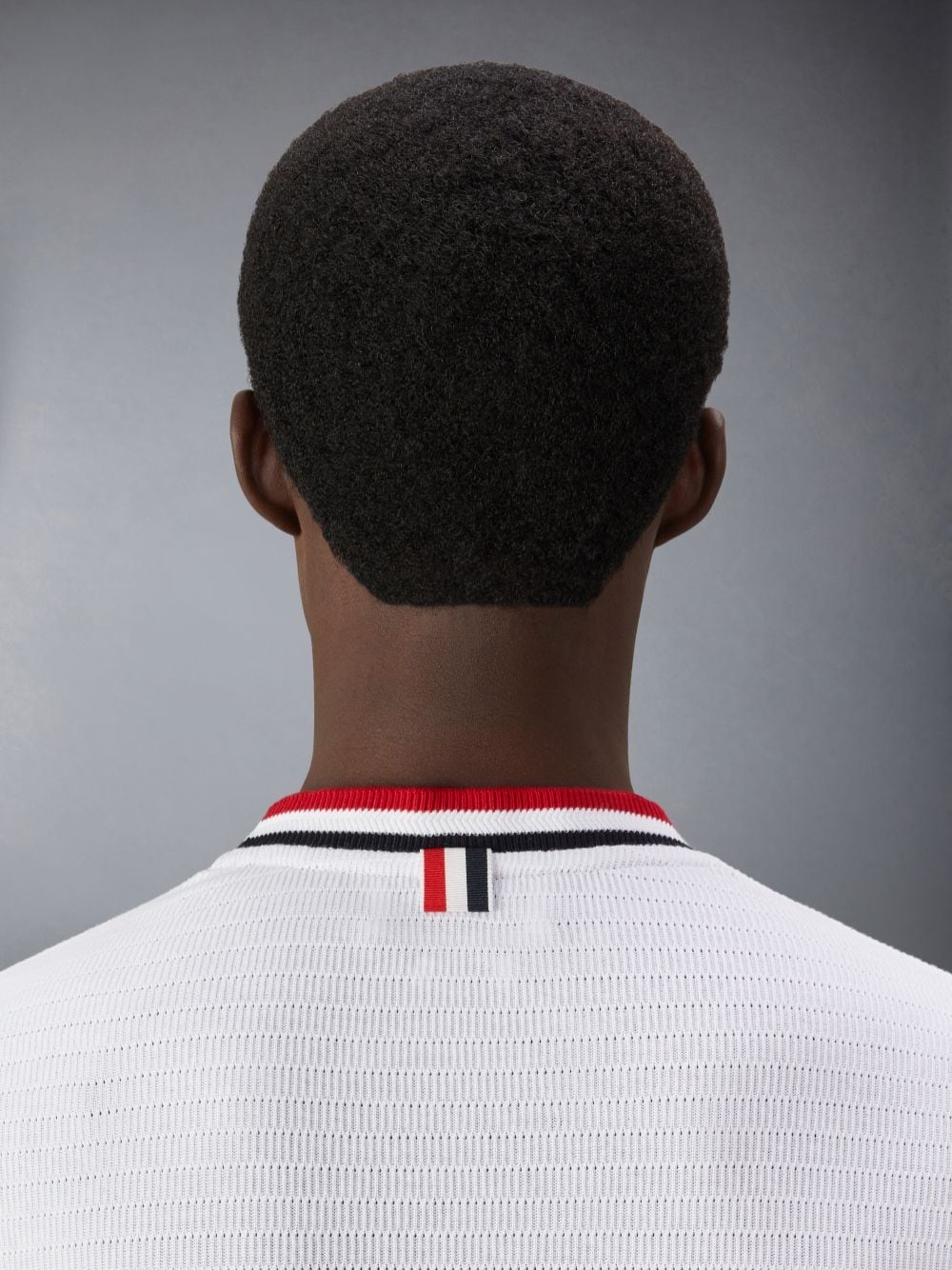 Thom Browne Rwb-stripe Cotton Pocket T-shirt White
