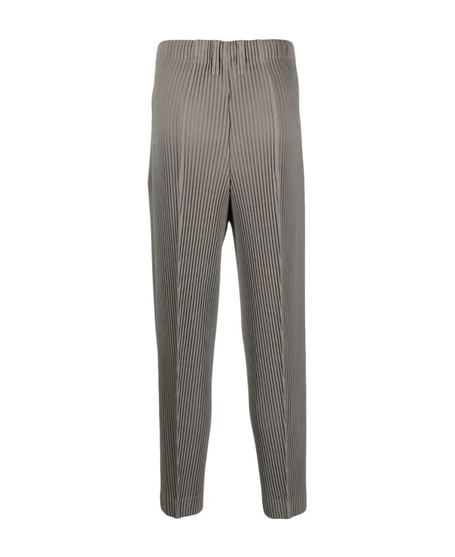 ISSEY MIYAKE HIGH-WAISTED PLEATED TROUSERS
