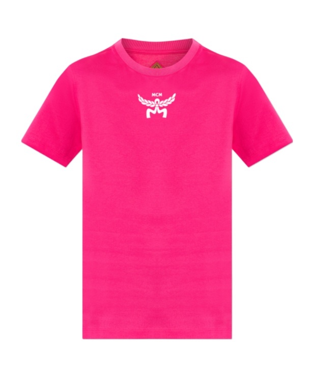 Mcm Print T-shirt In Pink