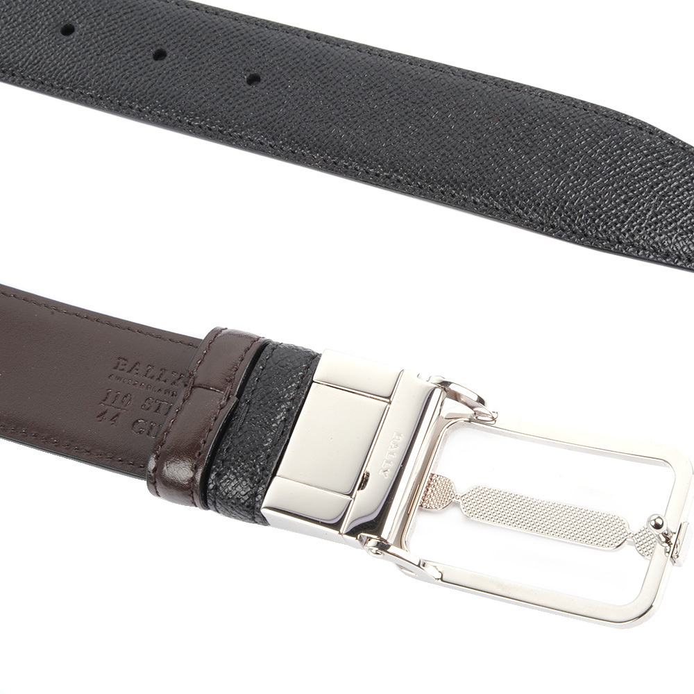 Bally Leather Belt And Wallet Gitftbox In Black