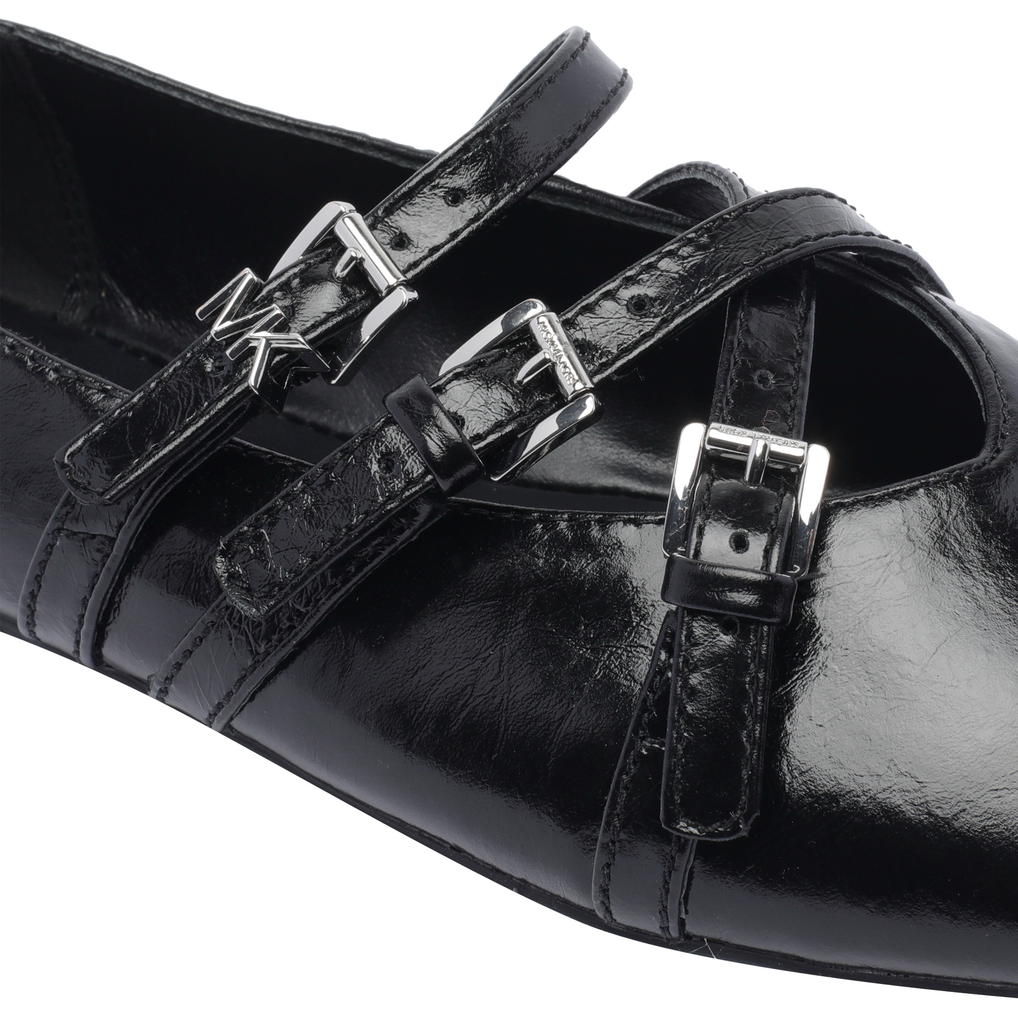 Michael Michael Kors Leather Flat Ballet Flats