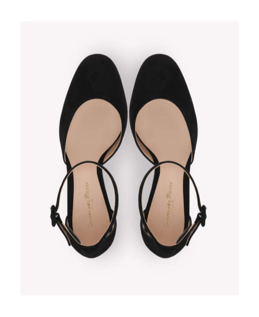 Gianvito Rossi 120 Holly Suede Platform Pumps In Black