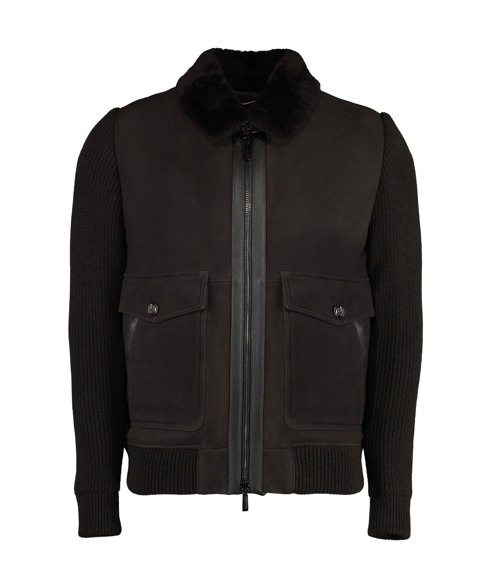 Moorer Splice Down Jacket In Black